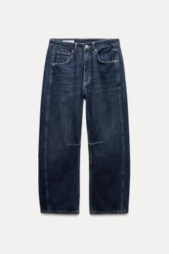 Hot JEANS TRF RELAXED BALLOON TIRO MEDIO Mujer Jeans