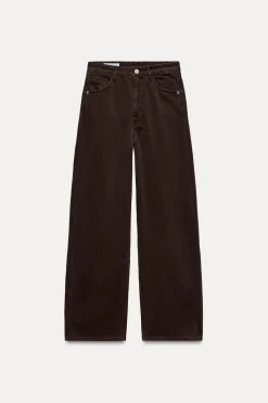 Clearance JEANS TRF RELAXED OVERSIZE TIRO MEDIO Mujer Jeans