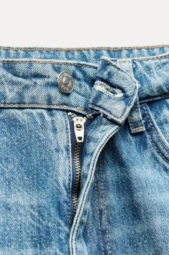 Best JEANS TRF RELAXED OVERSIZE TIRO MEDIO Mujer Jeans