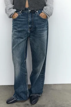 Fashion JEANS TRF RELAXED OVERSIZE TAPERED TIRO ALTO Mujer Jeans