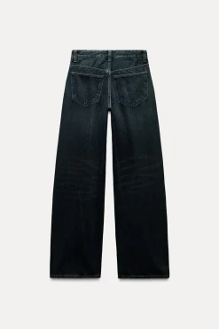 New JEANS TRF RELAXED TIRO BAJO Mujer Jeans