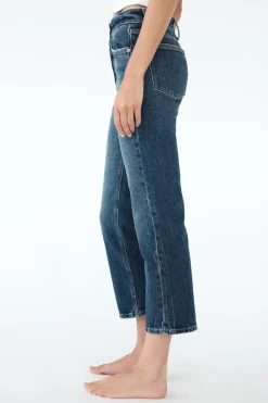 New JEANS TRF SLIM CROPPED FLARE TIRO MEDIO Mujer Jeans