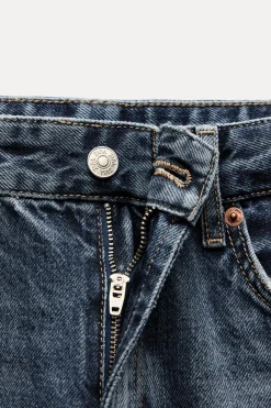 New JEANS TRF WIDE LEG BANDA LATERAL TIRO MEDIO Mujer Jeans