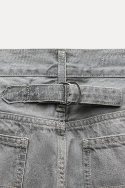 Discount JEANS TRF WIDE LEG TIRO ALTO TRABILA Mujer Jeans