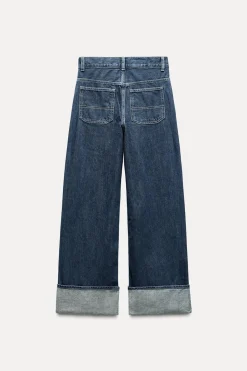 Online JEANS TRF WIDE LEG TIRO ALTO Mujer Jeans