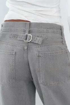 Discount JEANS TRF WIDE LEG TIRO ALTO TRABILLA Mujer Jeans