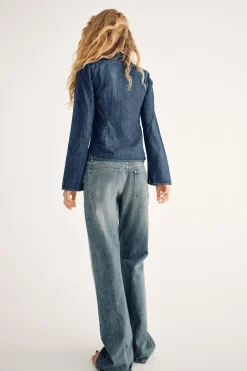 New JEANS TRF WIDE LEG TIRO MEDIO FULL LENGTH Mujer Jeans