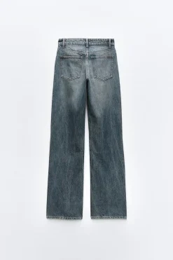 New JEANS TRF WIDE LEG TIRO MEDIO FULL LENGTH Mujer Jeans