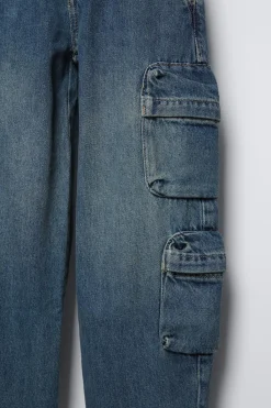 Niños ZARA 6 - 14 Años·Jeans<JEANS WIDE FIT CARGO