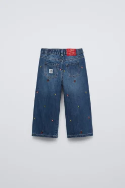Niños ZARA 1½ - 6 Años·Jeans / Denim|1½ - 6 Años·Licencias<JEANS WIDE LEG HELLO KITTY ©