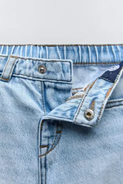 Niños ZARA 1½ - 6 Años·Jeans / Denim|6 - 18 Meses·Pantalones / Leggings<JEANS WIDE LEG ROTOS