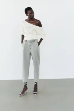 Fashion JEANS Z1975 CARROT FIT TIRO ALTO Mujer Jeans