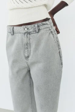 Fashion JEANS Z1975 CARROT FIT TIRO ALTO Mujer Jeans