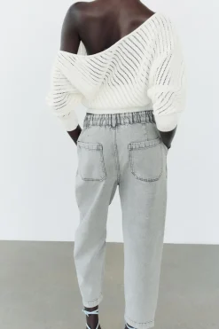 Fashion JEANS Z1975 CARROT FIT TIRO ALTO Mujer Jeans