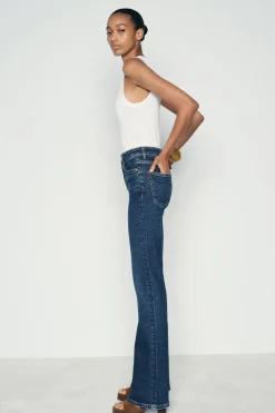 Discount JEANS Z1975 FLARE TIRO ALTO Mujer Jeans