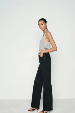 Fashion JEANS Z1975 RECTOS TIRO ALTO LONG LENGTH Mujer Jeans