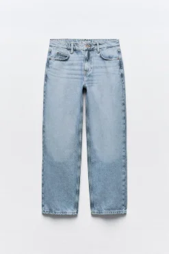 Sale JEANS Z1975 STRAIGHT CROPPED TIRO ALTO Mujer Jeans