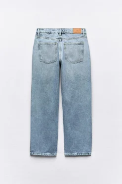 Sale JEANS Z1975 STRAIGHT CROPPED TIRO ALTO Mujer Jeans