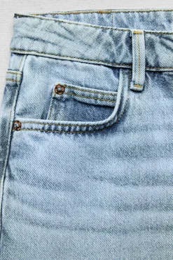 Sale JEANS Z1975 STRAIGHT CROPPED TIRO ALTO Mujer Jeans