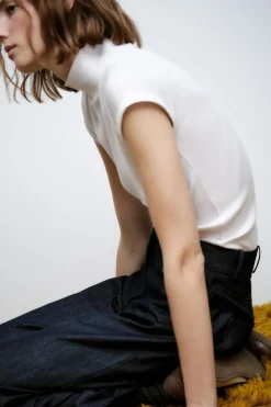 Best JEANS Z1975 STRAIGHT TIRO ALTO Mujer Jeans