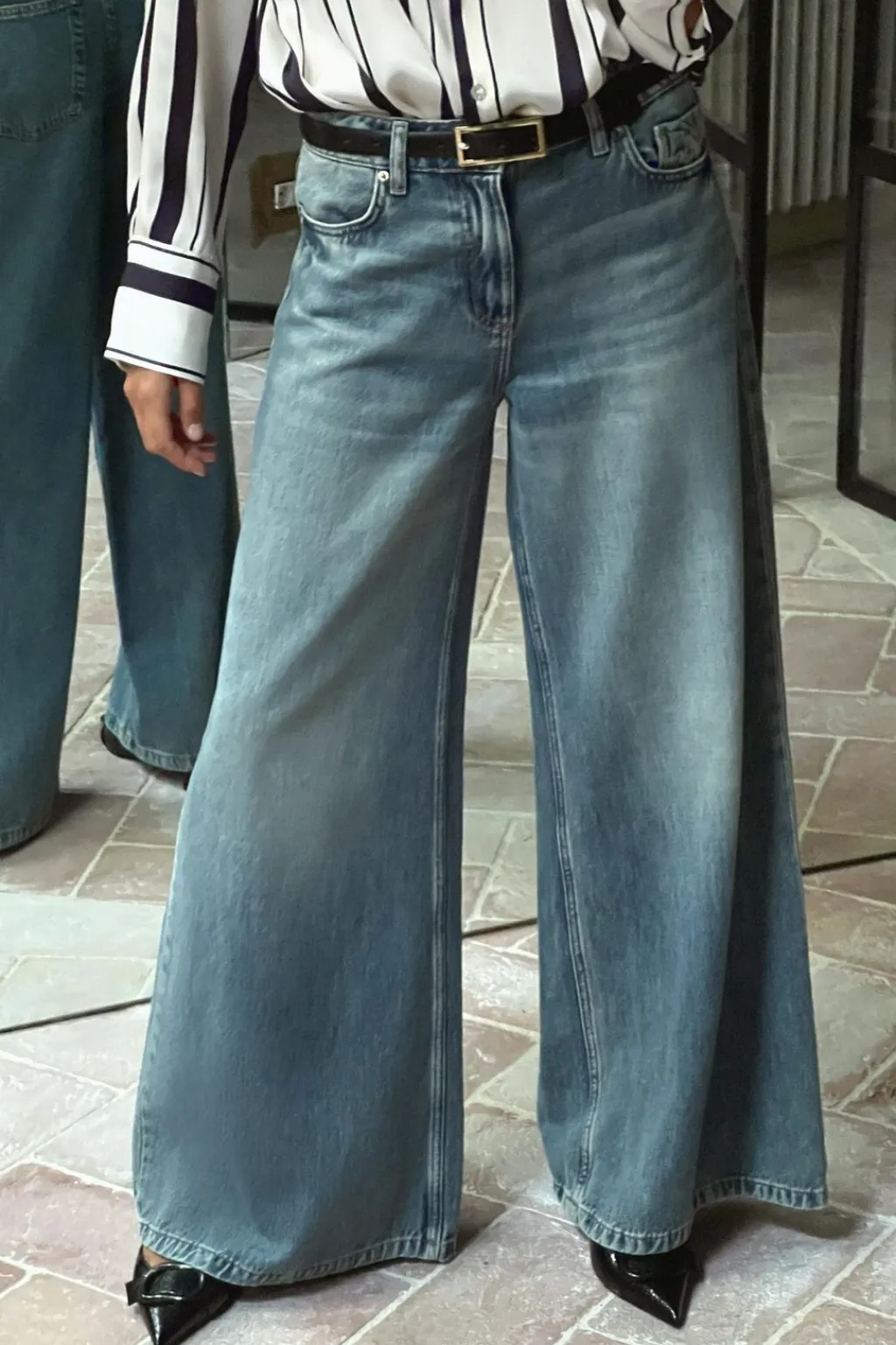 Discount JEANS Z1975 TIRO BAJO PALAZZO Mujer Jeans