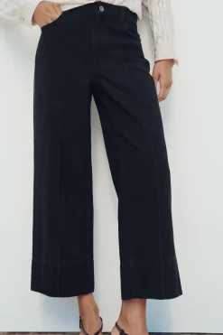 Sale JEANS Z1975 WIDE LEG CROPPED TIRO ALTO Mujer Jeans