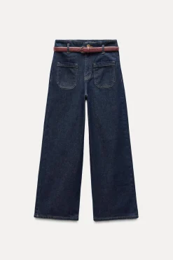 New JEANS Z1975 WIDE LEG CROPPED TIRO ALTO Mujer Jeans