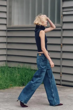 Discount JEANS Z1975 WIDE LEG TIRO ALTO Mujer Jeans