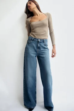 Sale JEANS Z1975 WIDE LEG TIRO ALTO Mujer Jeans