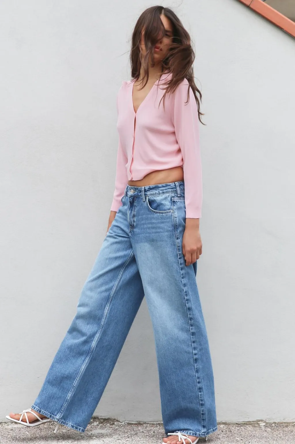 Discount JEANS Z1975 WIDE LEG TIRO MEDIO Mujer Jeans