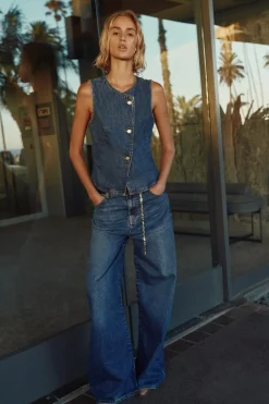 Online JEANS Z1975 WIDE LEG TIRO MEDIO CINTURÓN Mujer Jeans