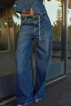 Online JEANS Z1975 WIDE LEG TIRO MEDIO CINTURÓN Mujer Jeans