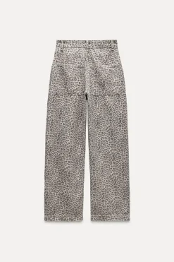 Clearance JEANS ZW COLLECTION BALLOON ESTAMPADO ANIMAL Mujer Jeans
