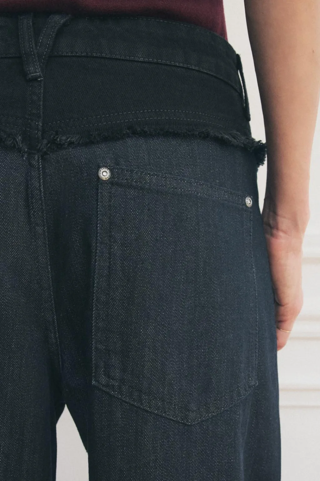 New JEANS ZW COLLECTION BARREL TIRO MEDIO Mujer Jeans