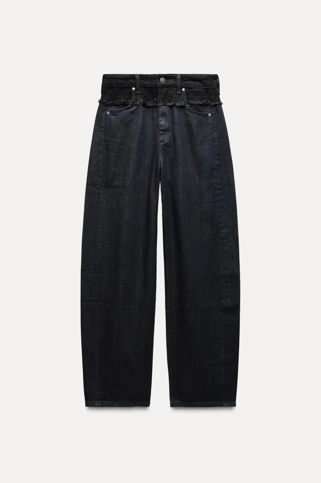 New JEANS ZW COLLECTION BARREL TIRO MEDIO Mujer Jeans