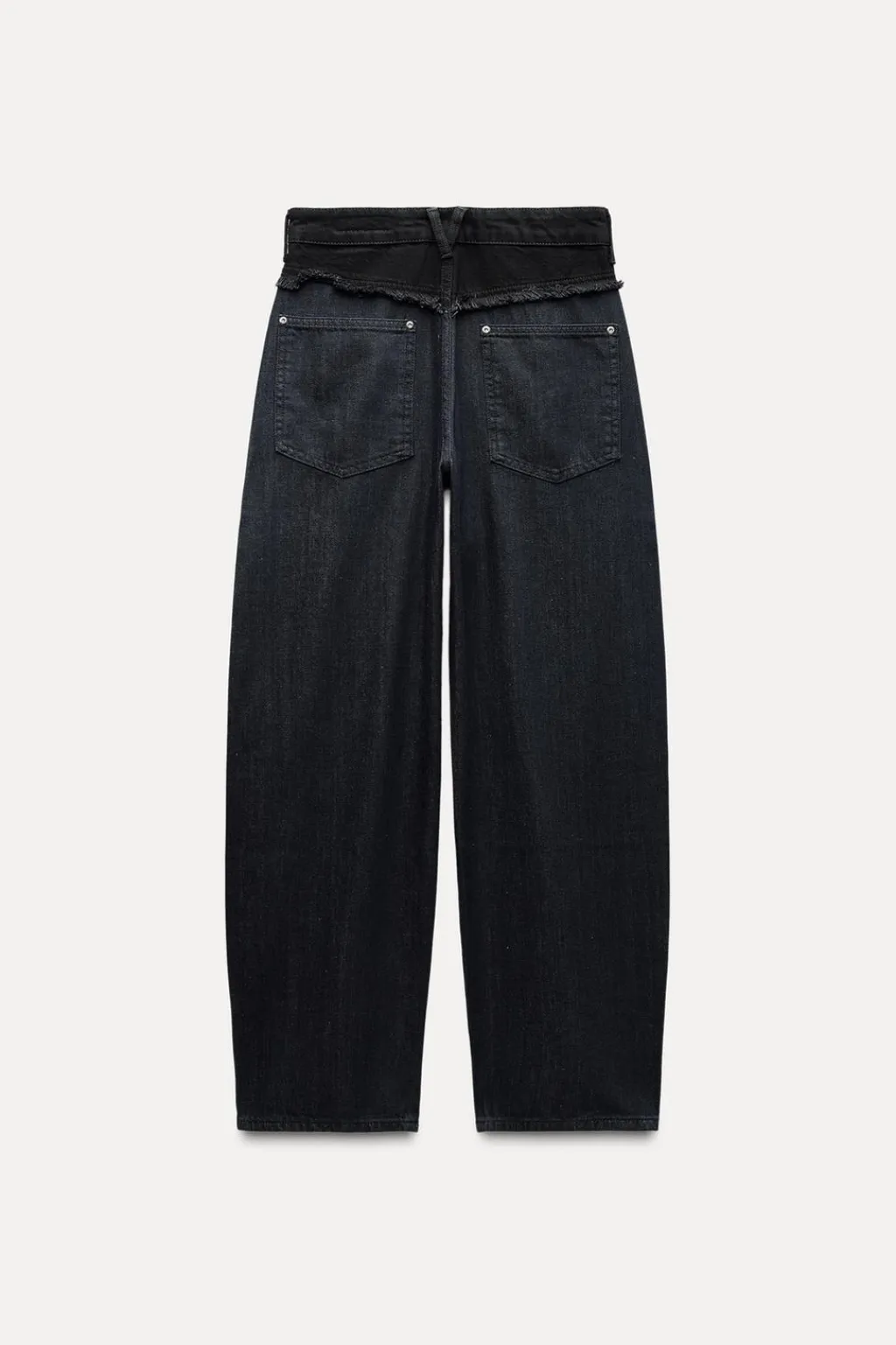 New JEANS ZW COLLECTION BARREL TIRO MEDIO Mujer Jeans