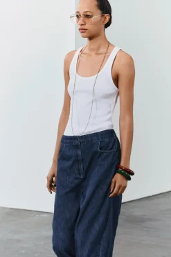 Online JEANS ZW COLLECTION BARREL TIRO MEDIO Mujer Jeans