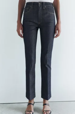 Hot JEANS ZW COLLECTION BOOTCUT TIRO ALTO CROPPED Mujer Jeans