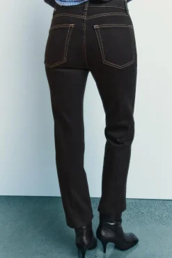 Hot JEANS ZW COLLECTION BOOTCUT TIRO ALTO CROPPED Mujer Jeans