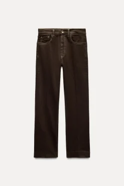 Hot JEANS ZW COLLECTION BOOTCUT TIRO ALTO CROPPED Mujer Jeans