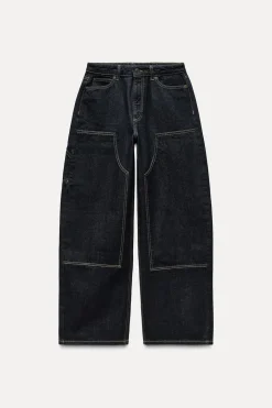 Hot JEANS ZW COLLECTION CARPENTER TIRO ALTO Mujer Jeans