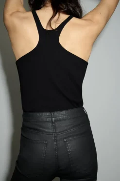 Discount JEANS ZW COLLECTION COATED SLIM FIT TIRO ALTO Mujer Jeans