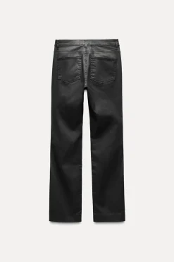 Discount JEANS ZW COLLECTION COATED SLIM FIT TIRO ALTO Mujer Jeans