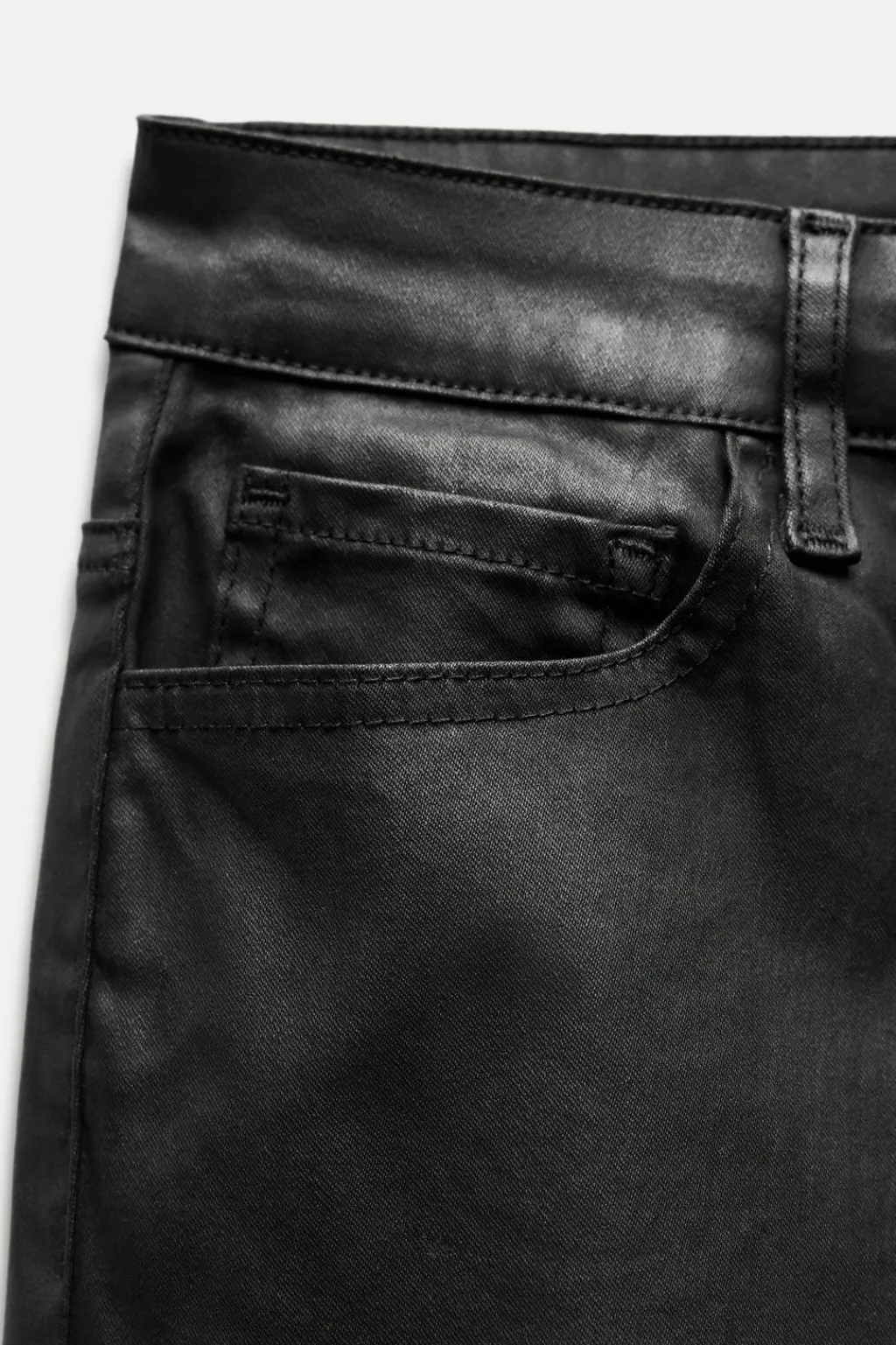 Discount JEANS ZW COLLECTION COATED SLIM FIT TIRO ALTO Mujer Jeans