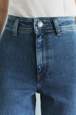 Online JEANS ZW COLLECTION MARINE STRAIGHT TIRO ALTO Mujer Jeans