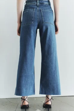 Online JEANS ZW COLLECTION MARINE STRAIGHT TIRO ALTO Mujer Jeans