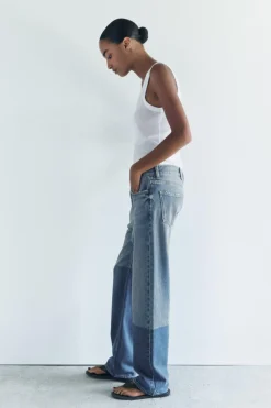 Fashion JEANS ZW COLLECTION PATCHWORK Mujer Jeans