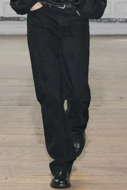 Online JEANS ZW COLLECTION RECTOS FLOCADOS TIRO MEDIO Mujer Jeans