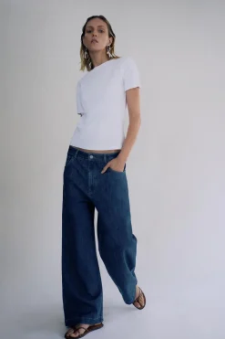 New JEANS ZW COLLECTION RELAXED TIRO MEDIO Mujer Jeans