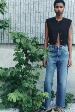 Sale JEANS ZW COLLECTION RELAXED TIRO MEDIO Mujer Jeans